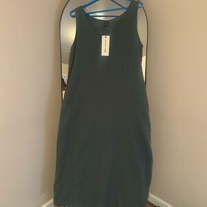 Shein Lune Dark Green Dress